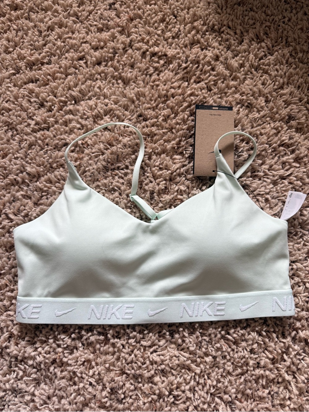Nike Women's Pale Mint Seamless Bralette